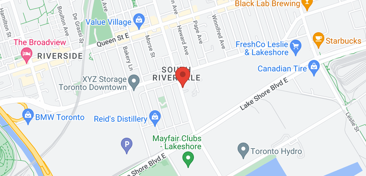 map of 85 CARLAW AVE